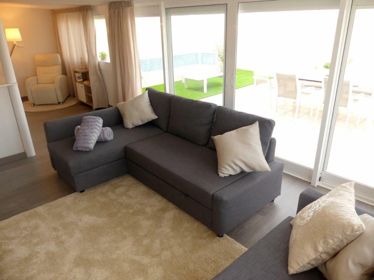 Duplex La Carihuela 1ª Linea De Playa Apartamento Costa Del Sol Torremolinos Bagian luar foto